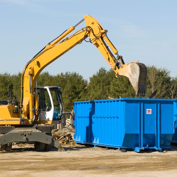 how does a residential dumpster rental service work in Mustang TX